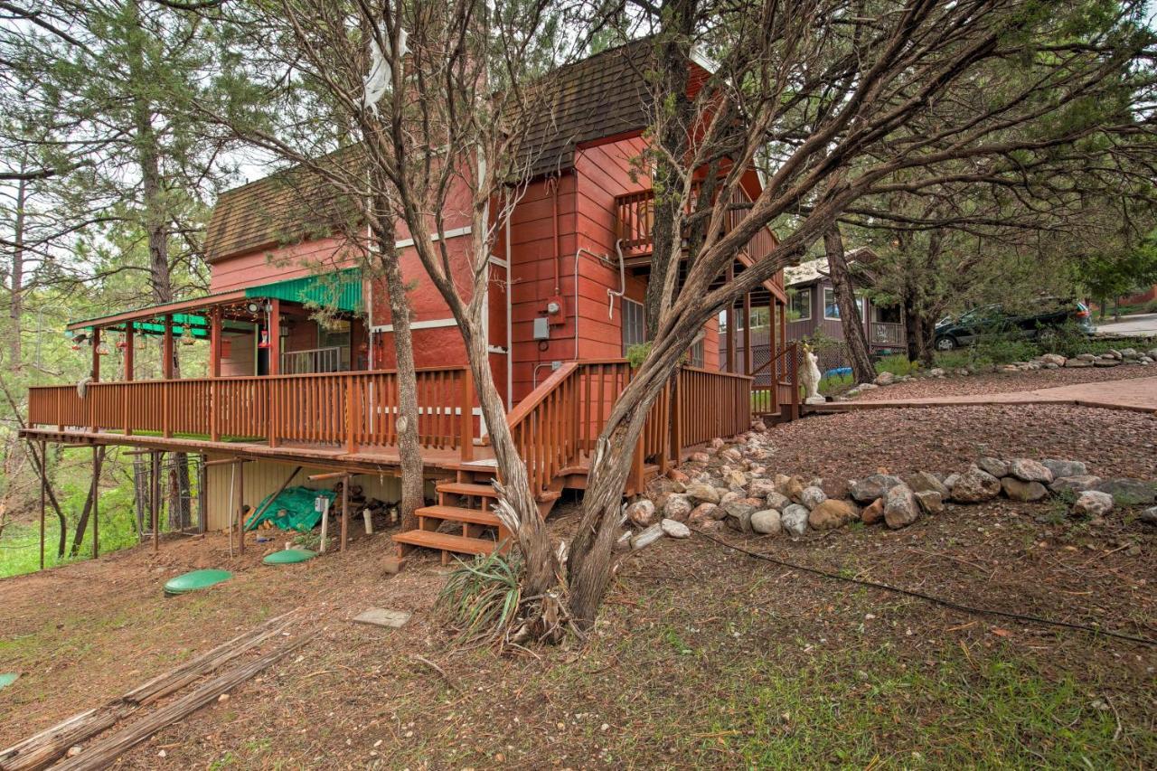 فيلا Ruidoso Cabin With Deck And Grill Less Than 3 Mi To Race Track المظهر الخارجي الصورة